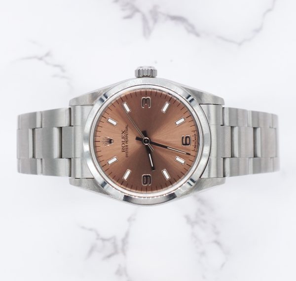 Stunning Ladies Stainless Steel 31mm Rolex Oyster Perpetual - Box and Papers - Image 2