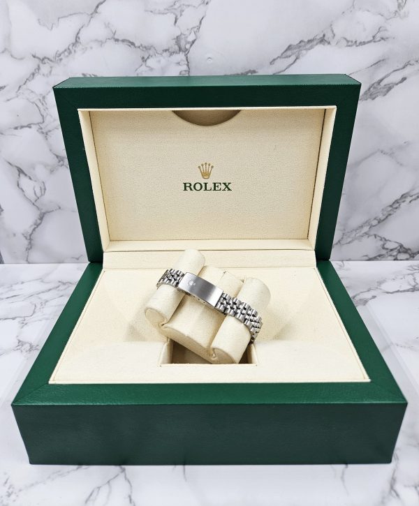 Ladies Steel & White Gold Rolex Datejust - White MOP Diamond Dial & Bezel. Box & Papers. - Image 10