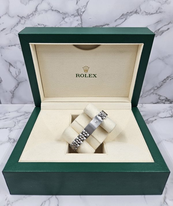 Ladies Steel & White Gold Rolex Datejust Pink - MOP Diamond Dial - Box & Paper - Image 9
