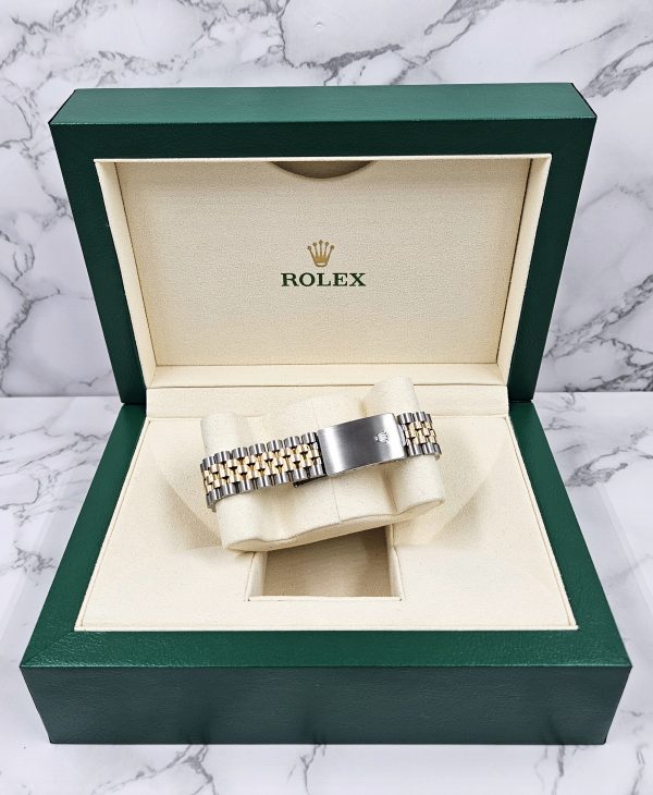 Mens Rolex Datejust in Steel & 18ct Gold with Diamond Bezel - Rolex Box & Papers - Image 11