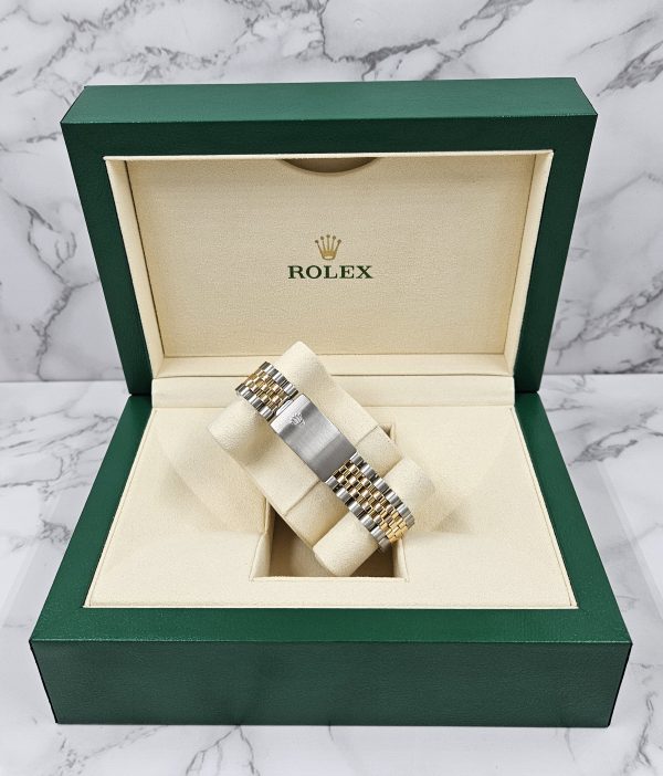 Gents Rolex Datejust in Steel & Gold with Factory Diamond Dial - Box / Papers. - Image 11