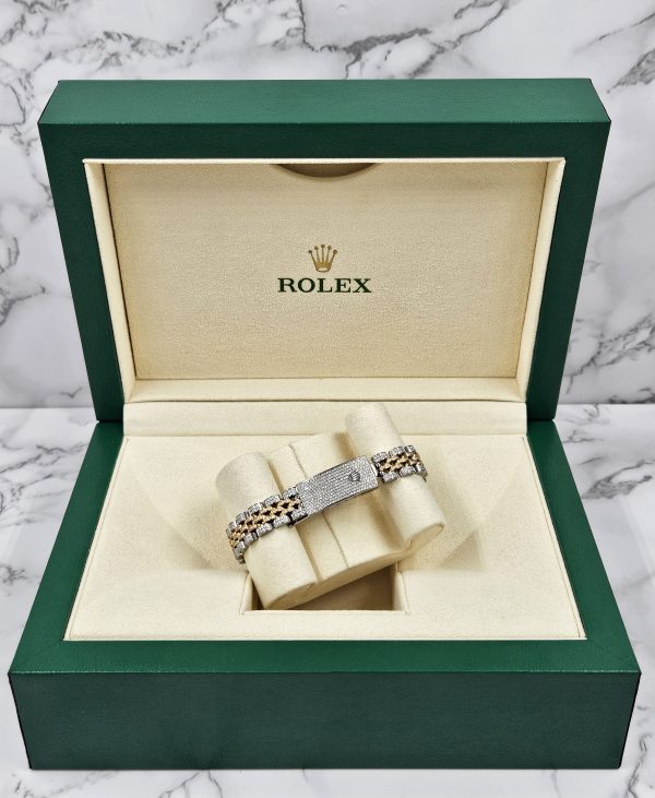 Ladies Rolex Datejust with Full Diamond Dial, Bezel, Shoulders and Bracelet! - Image 10
