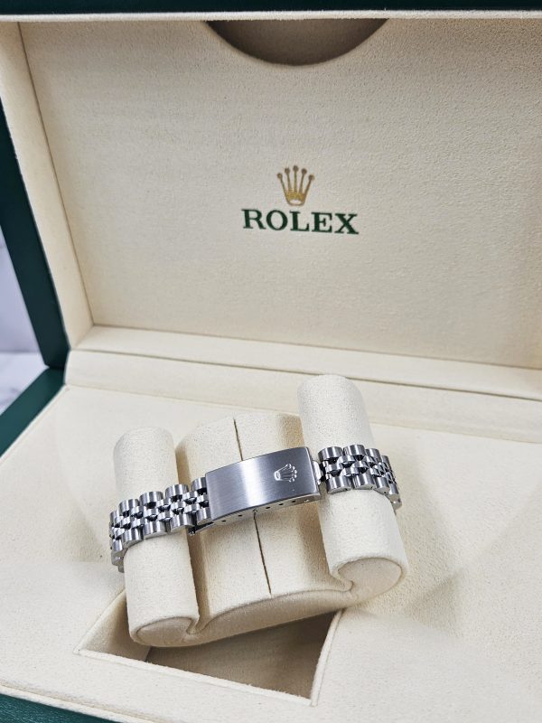 Ladies Steel & White Gold Rolex Datejust with Chocolate Diamond Dial Box / Paper - Image 11