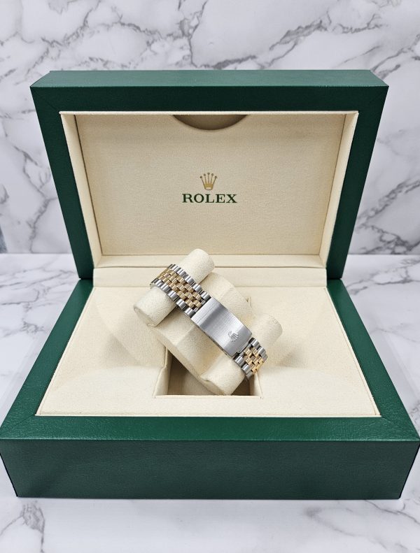 Gents Steel & Gold Rolex Datejust with RED Diamond Dial & Diamond / Ruby Bezel. - Image 11