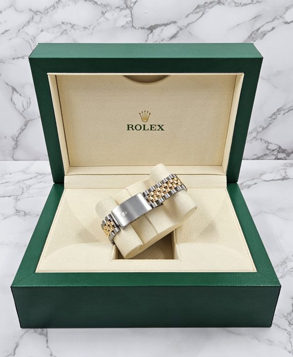 Gents Steel & Gold Rolex Datejust with Factory Diamond Dial - Box and Paper - Image 11