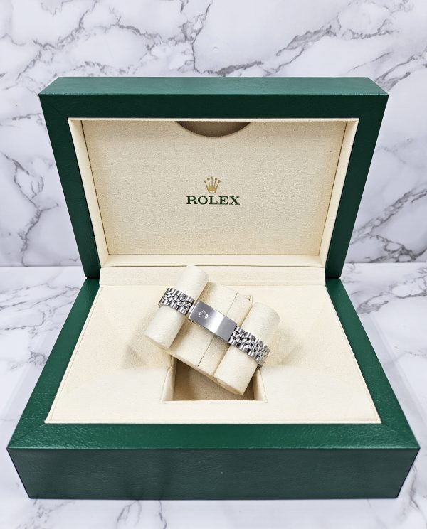 A Ladies Rolex Datejust with Pink MOP Diamond Dial & Bezel - Box and Papers. - Image 10