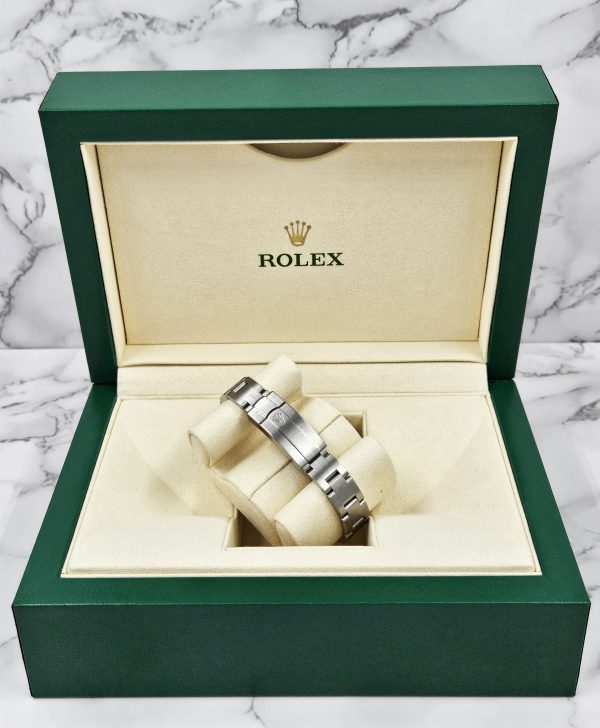 Pink / Silver Rolex Oyster Perpetual 176200 with Box and Papers 2011 (Card). - Image 11