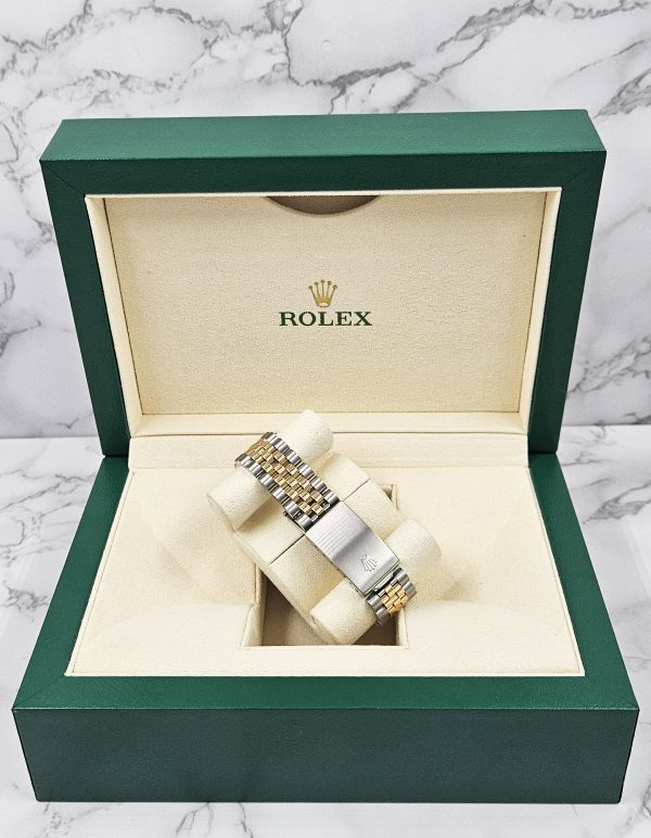 Gents Rolex Datejust with Grey Diamond Dial & Diamond & Bezel - Box & Papers. - Image 9