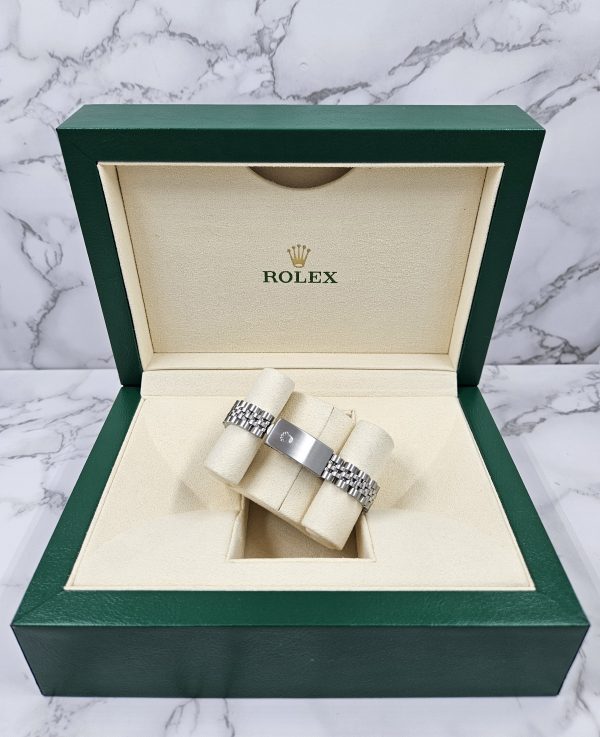 Ladies Rolex Datejust with Slate Grey Diamond Dial - Box & Papers - Image 9