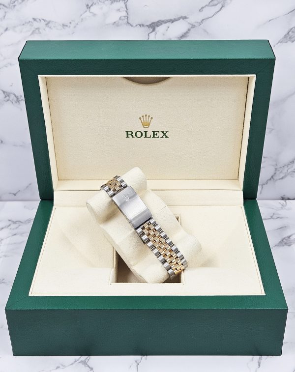 Gents Steel & Gold Rolex Datejust 36mm Silver Jubilee Diamond Dial - Papers. - Image 12