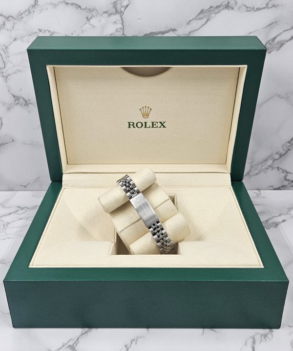 Ladies Diamond Dial & Bezel Rolex Oyster Perpetual Datejust – Box & Papers - Image 9