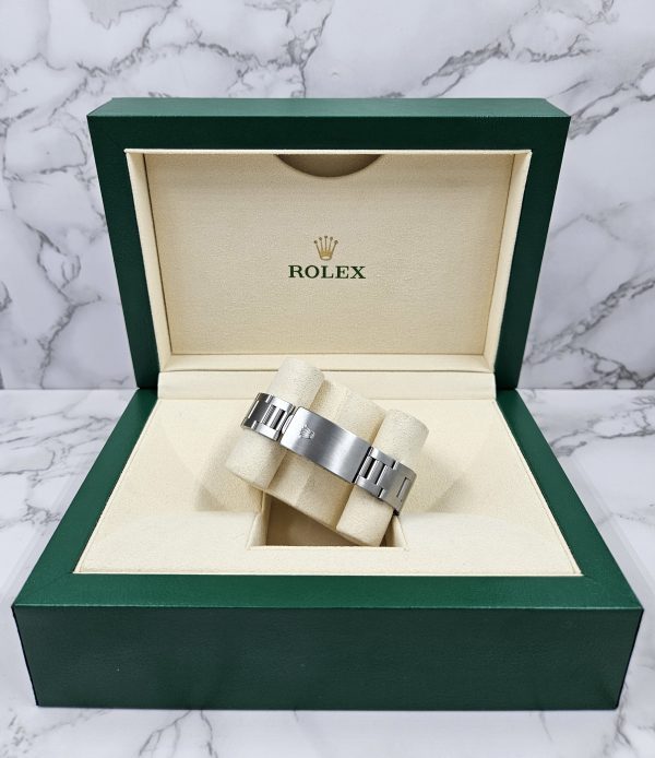 Stunning Ladies Stainless Steel 31mm Rolex Oyster Perpetual - Box and Papers - Image 7