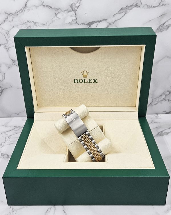 Gents Rolex Datejust with Grey Diamond Dial & Diamond & Bezel - Box & Papers. - Image 10
