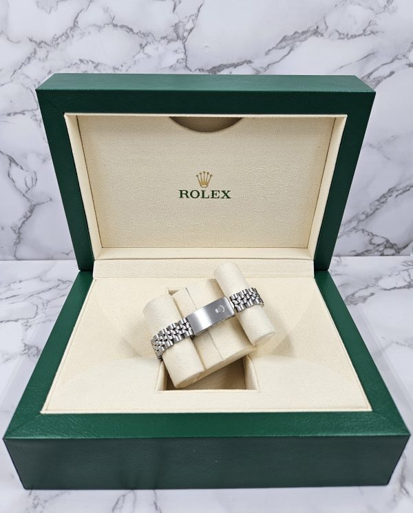 Ladies Rolex Datejust with Slate Grey Diamond Dial - Box & Papers - Image 10