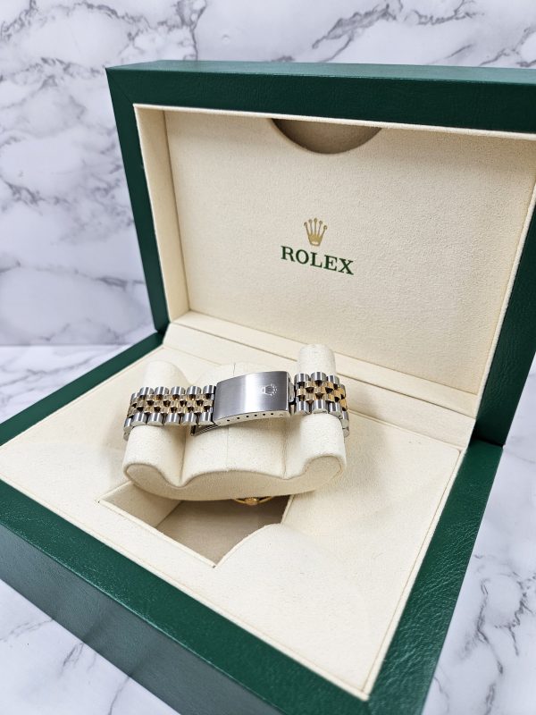 Gents Steel & Gold Rolex Datejust 16233, Pink MOP Diamond Dial with Box & Papers. - Image 12