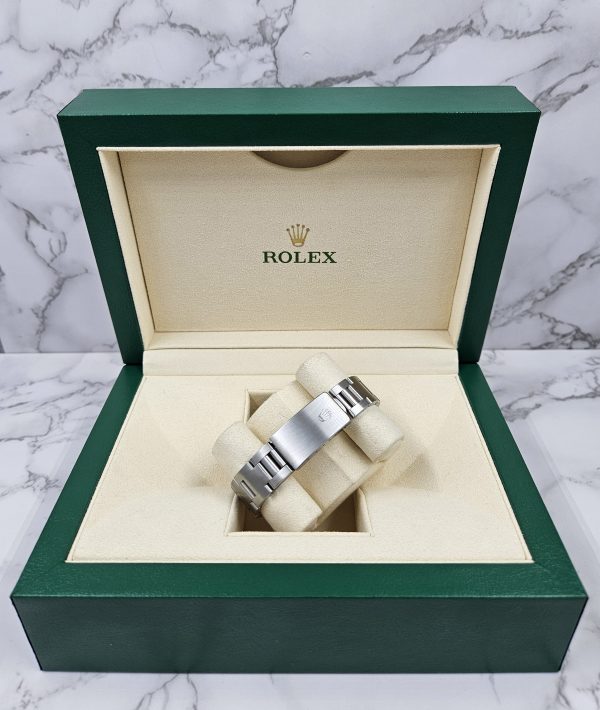 Stunning Ladies Stainless Steel 31mm Rolex Oyster Perpetual - Box and Papers - Image 8
