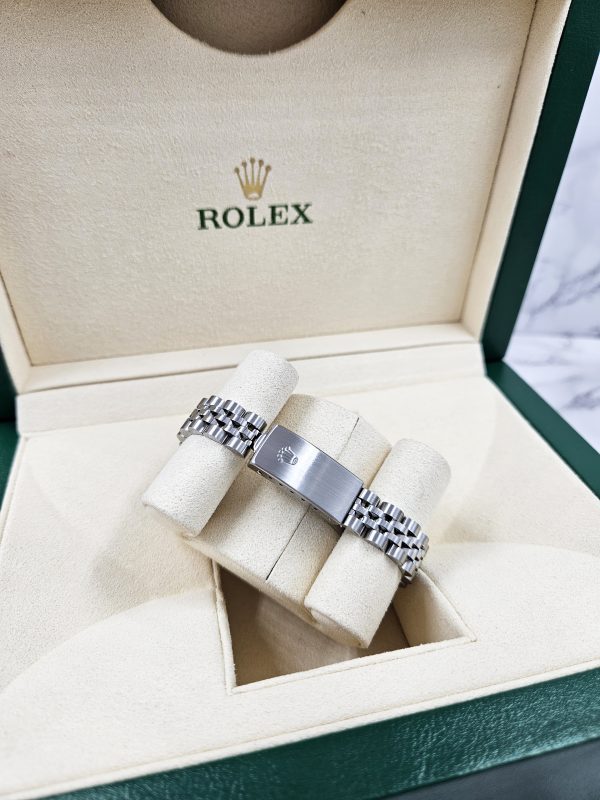 Ladies Rolex Datejust with Slate Grey Diamond Dial - Box & Papers - Image 11