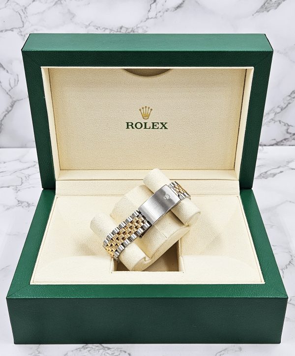 MINT! Mens Rolex Datejust - Silver Diamond Dial & Diamond Bezel - Box & Papers - Image 11