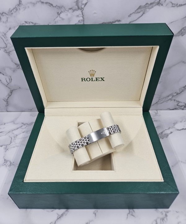 Ladies Steel & White Gold Rolex Datejust with Chocolate Diamond Dial Box / Paper - Image 9