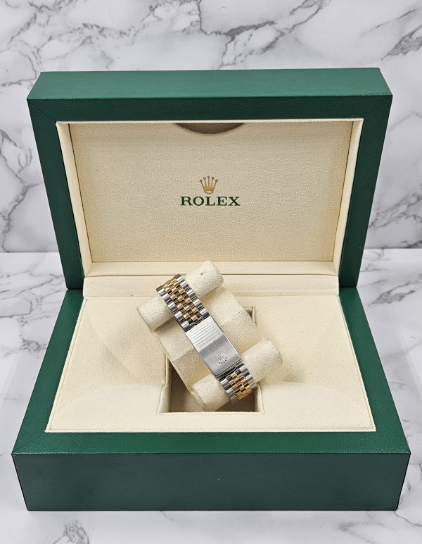 Mens Rolex Datejust in Steel & Gold with Stunning Champagne Jubilee Dial - Box & Papers ! - Image 11