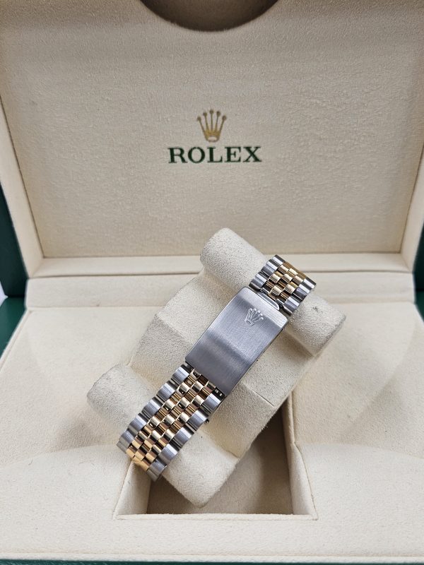 Mens Rolex Datejust 16233 with Sunburst Orange Diamond Dial - Box and Papers. - Image 11