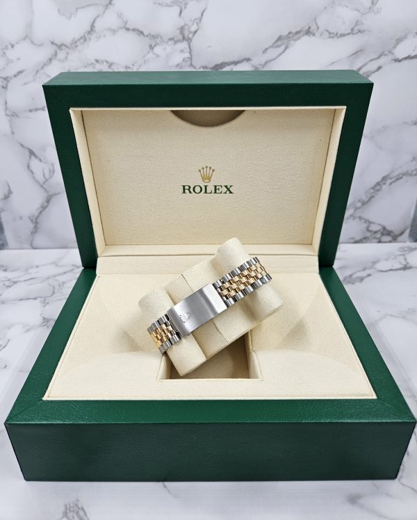 Stunning Gents Rolex Datejust 16233 with Pink MOP Diamond Dial with Box & Papers - Image 10