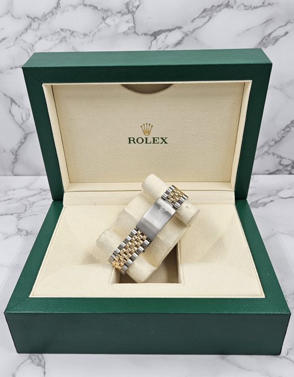 Mens Rolex Datejust 16233 with Sunburst Orange Diamond Dial - Box and Papers. - Image 12