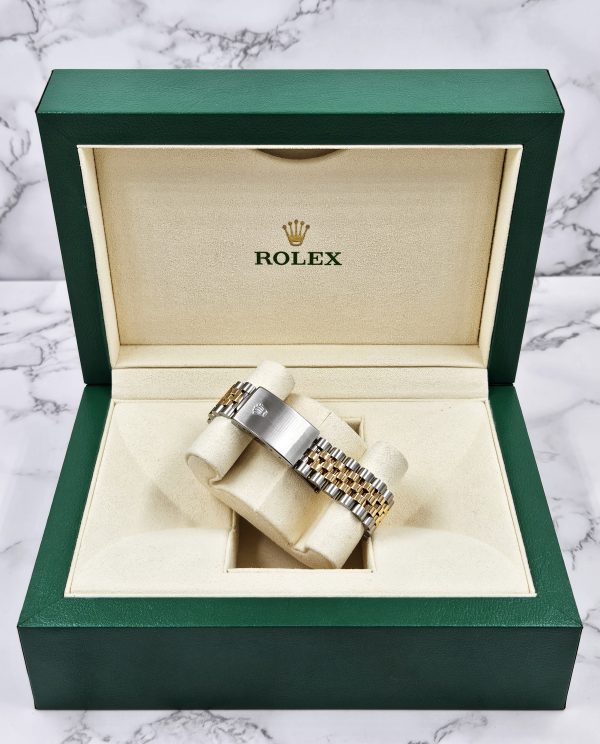 MINT! Mens Rolex Datejust - Silver Diamond Dial & Diamond Bezel - Box & Papers - Image 12