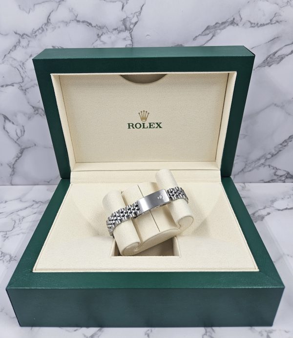 Ladies Steel & White Gold Rolex Datejust with Chocolate Diamond Dial Box / Paper - Image 10