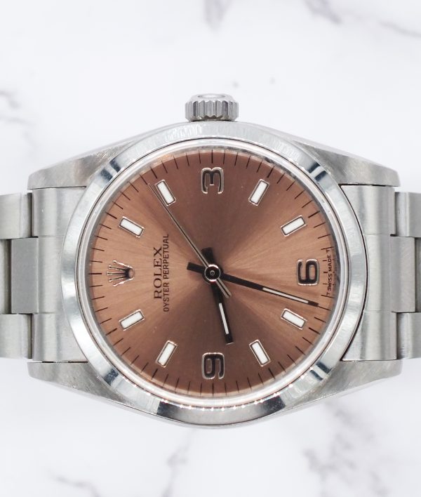 Stunning Ladies Stainless Steel 31mm Rolex Oyster Perpetual - Box and Papers - Image 3
