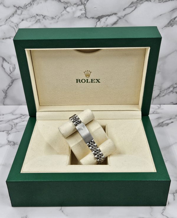 Ladies Rolex Datejust in Steel & White Gold - WHITE Diamond Dial & Bezel. Box and Papers. - Image 10