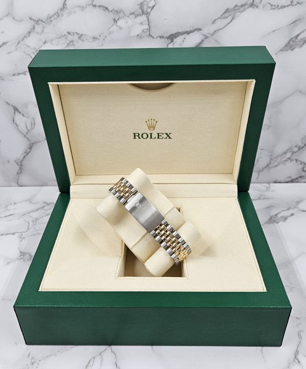 Mens Rolex Oyster Perpetual Datejust - Silver Diamond Dial - Box / Papers. - Image 11