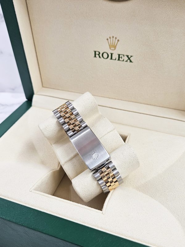Gents Steel & Gold Rolex Datejust 16233 Sky Blue Diamond Dial with Box & Papers. - Image 12