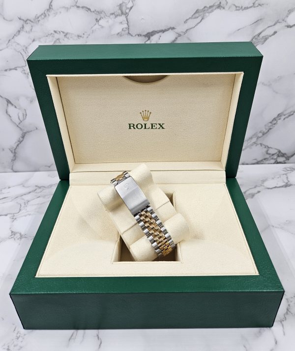 Mens Rolex Oyster Perpetual Datejust - Silver Diamond Dial - Box / Papers. - Image 12