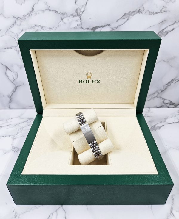 Ladies Rolex Datejust in Steel & White Gold with Chocolate Diamond Dial Box / Paper - Image 10