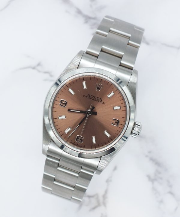 Stunning Ladies Stainless Steel 31mm Rolex Oyster Perpetual - Box and Papers - Image 4