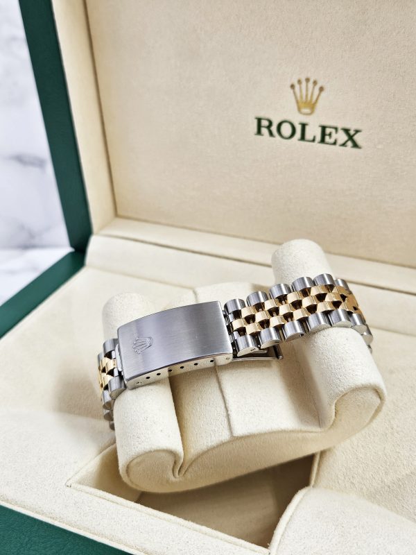 Mens Rolex Datejust - Factory RED Diamond Dial & Diamond Bezel - Box & Papers - Image 12