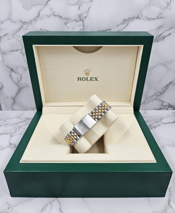 Gents Steel & 18k Gold Rolex Datejust with Roman Numeral Dial / Diamond Bezel. - Image 10