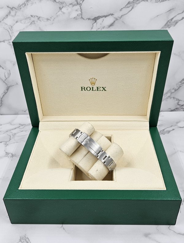Ladies Rolex Oyster Perpetual 176200 Black & Pink Dial with Box & 2012 Card. - Image 9