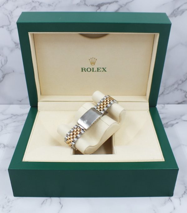 Gents Steel & Gold Rolex Datejust 16233 White Diamond Dial with Box and Papers. - Image 9