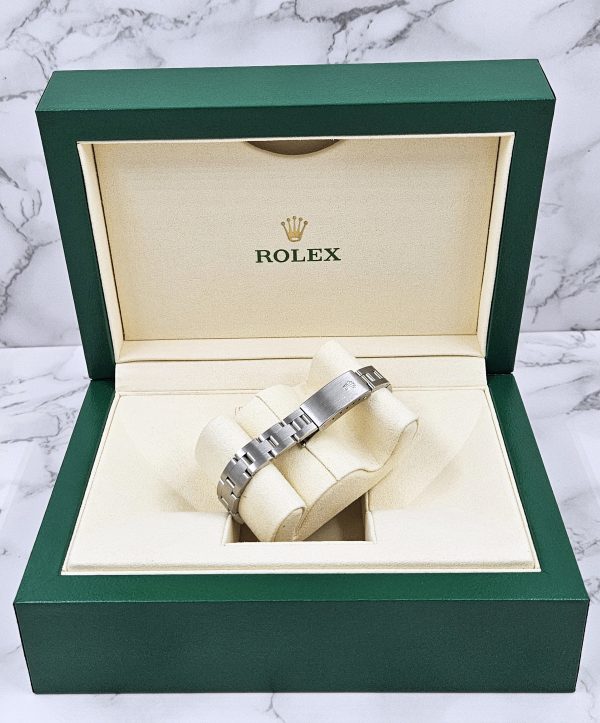 Ladies Stainless Steel Rolex Datejust With Diamond Dial and Bezel - Box & Papers - Image 10