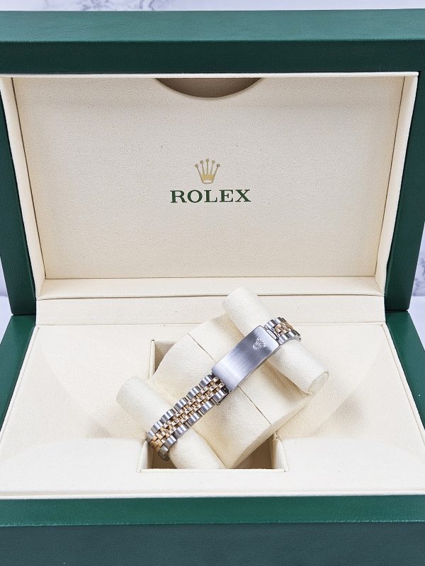 Ladies Rolex Datejust in Steel & Gold with Diamond Dial, Bezel & Shoulders. - Image 11