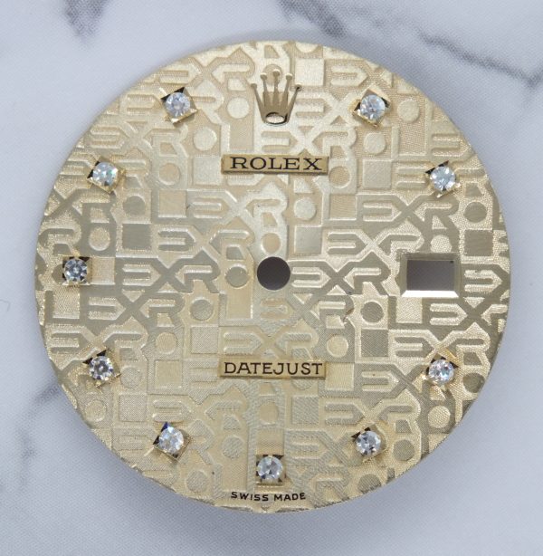 Gents 36mm Datejust Factory Champagne Jubilee Diamond Dial