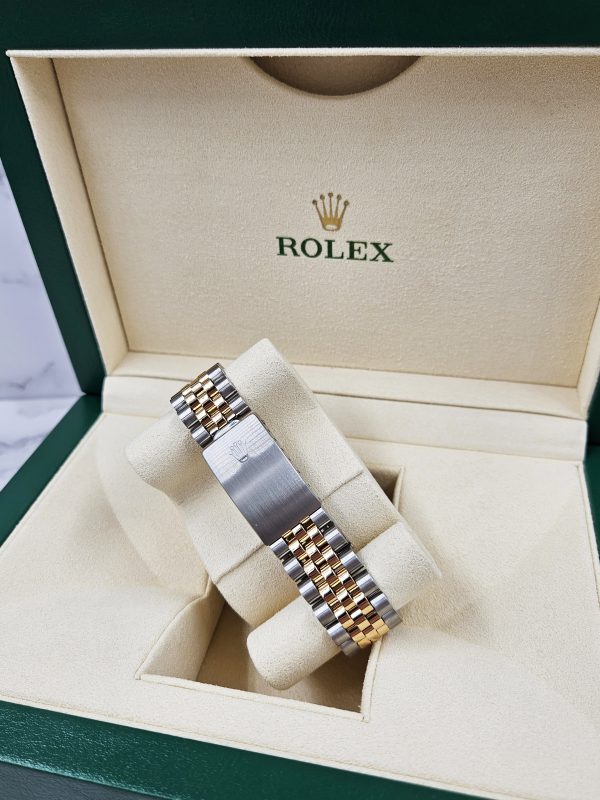 Gents Steel & 18ct Gold Rolex Datejust with Wimbledon Dial & Diamond Bezel. - Image 12
