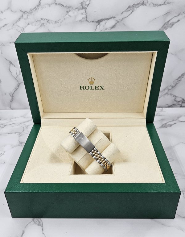 Ladies Steel & Gold Rolex Datejust with White Mother of Pearl Diamond Dial. - Image 10