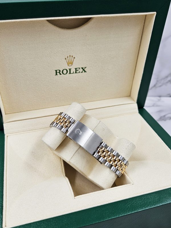 Stunning Mens Rolex Datejust - Sky Blue Diamond Dial & Bezel - Box / Papers. - Image 12