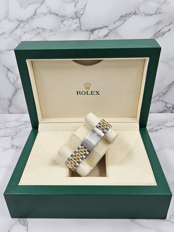 Gents Steel & Gold Rolex Datejust with Pave Ruby Dial & Diamond / Ruby Bezel. - Image 12