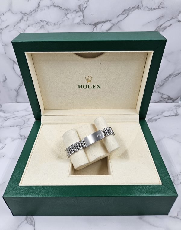 Ladies Rolex Datejust 'Fully Loaded' Pink MOP Diamond Dial, Bezel & Shoulders. - Image 9