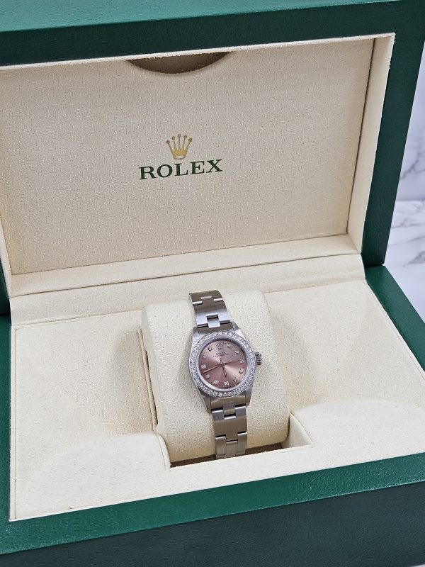 Ladies Rolex 26mm With Copper Diamond Dial and Bezel - Box & Papers - BARGAIN. - Image 10