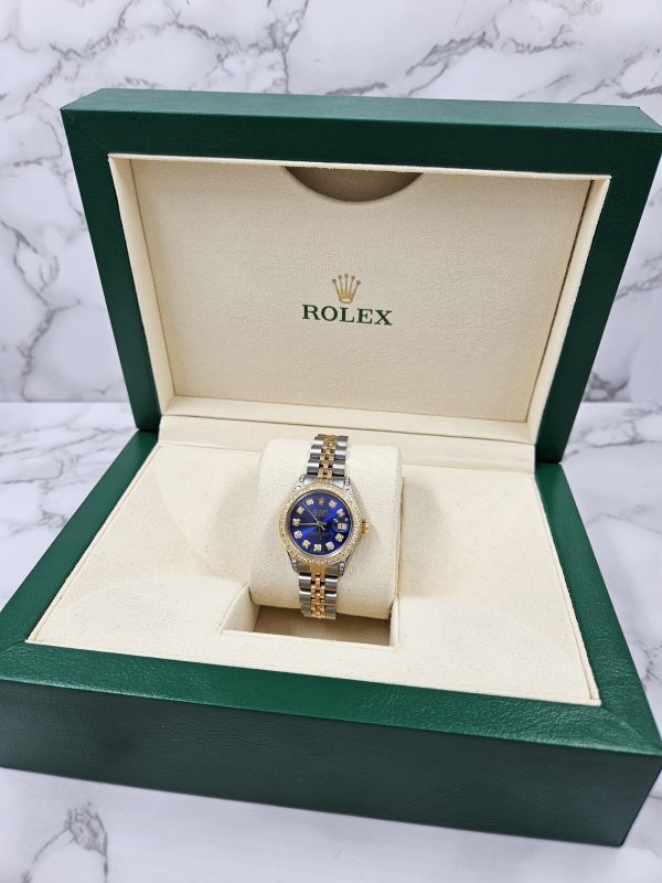 Rolex Datejust 26mm 'Fully Loaded' with Diamond Dial, Bezel & Shoulders - MINT. - Image 9
